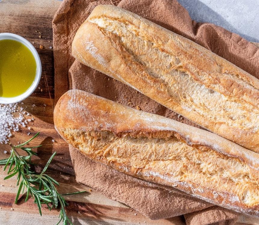 Long, Rustic French Bread