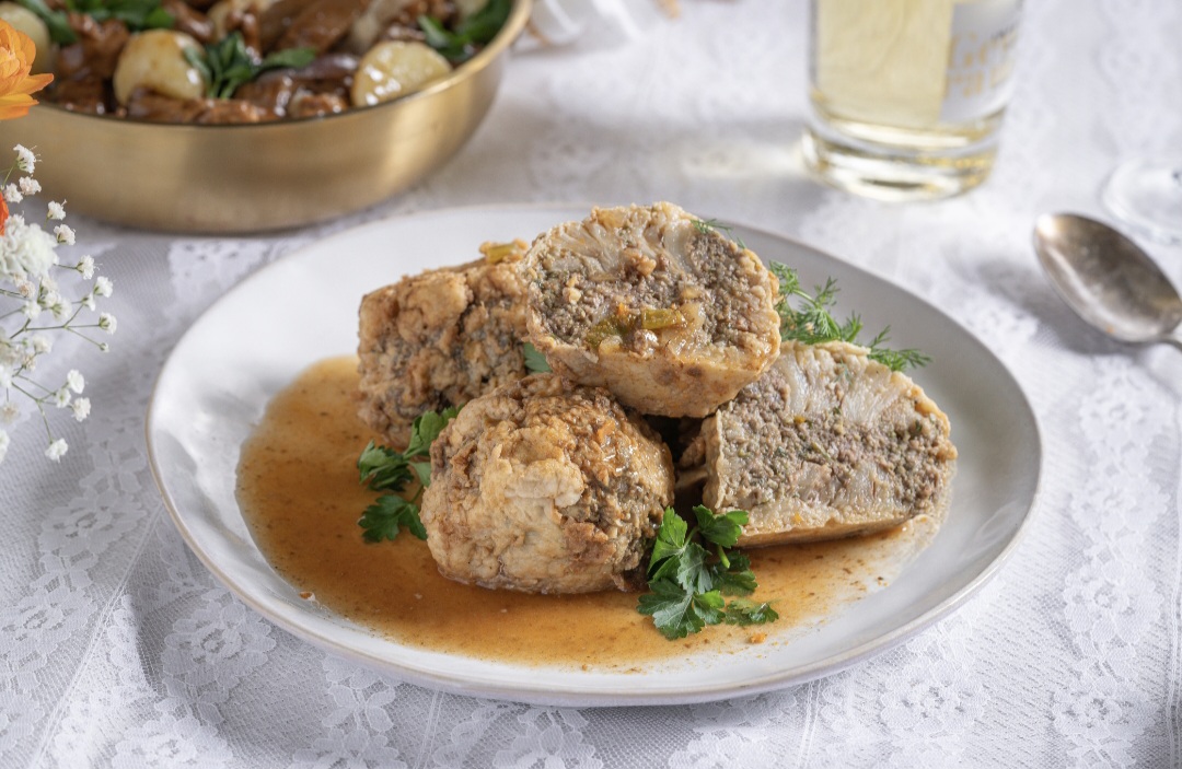 Veal-Stuffed Cauliflower