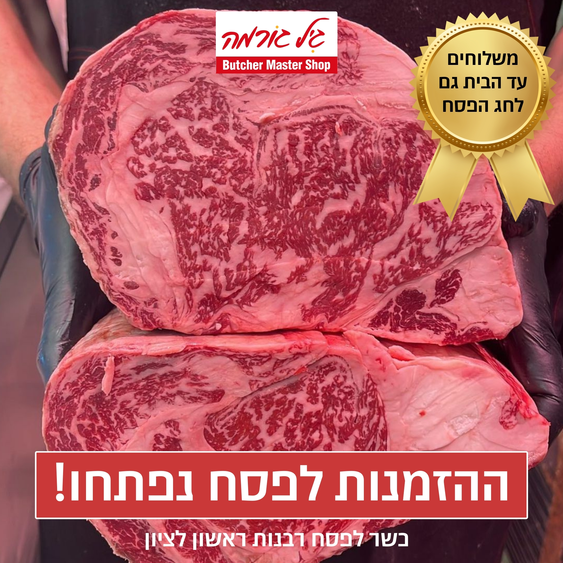 גיל גורמה - הזמנות לפסח 2026 נפתחו! משלוח חינם ברכישה החל מ-550 שח