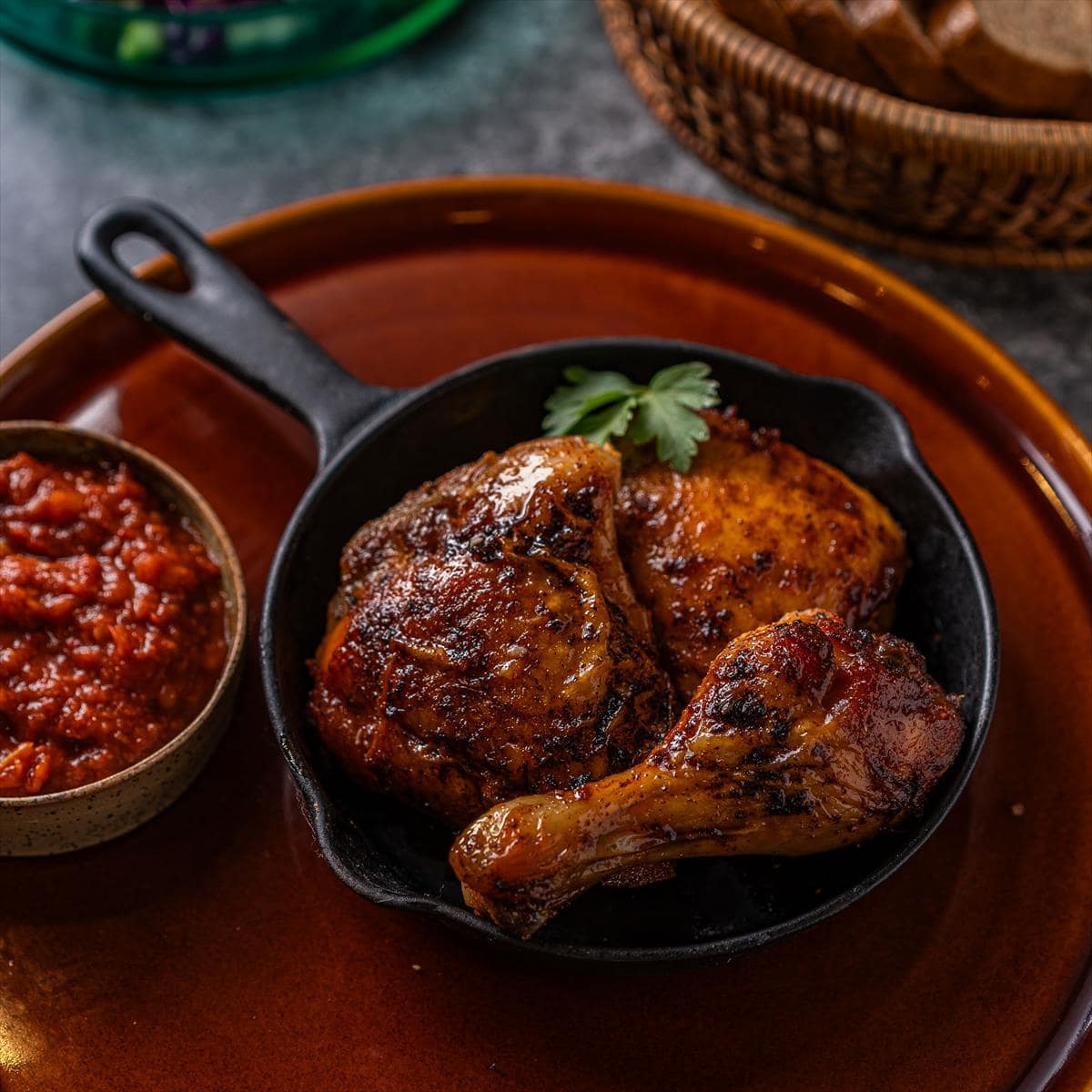 רבע עוף צלוי בגריל