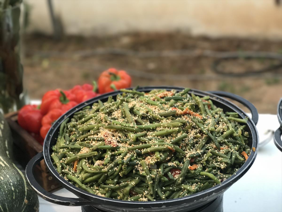 שעועית ירוקה מוקפצת