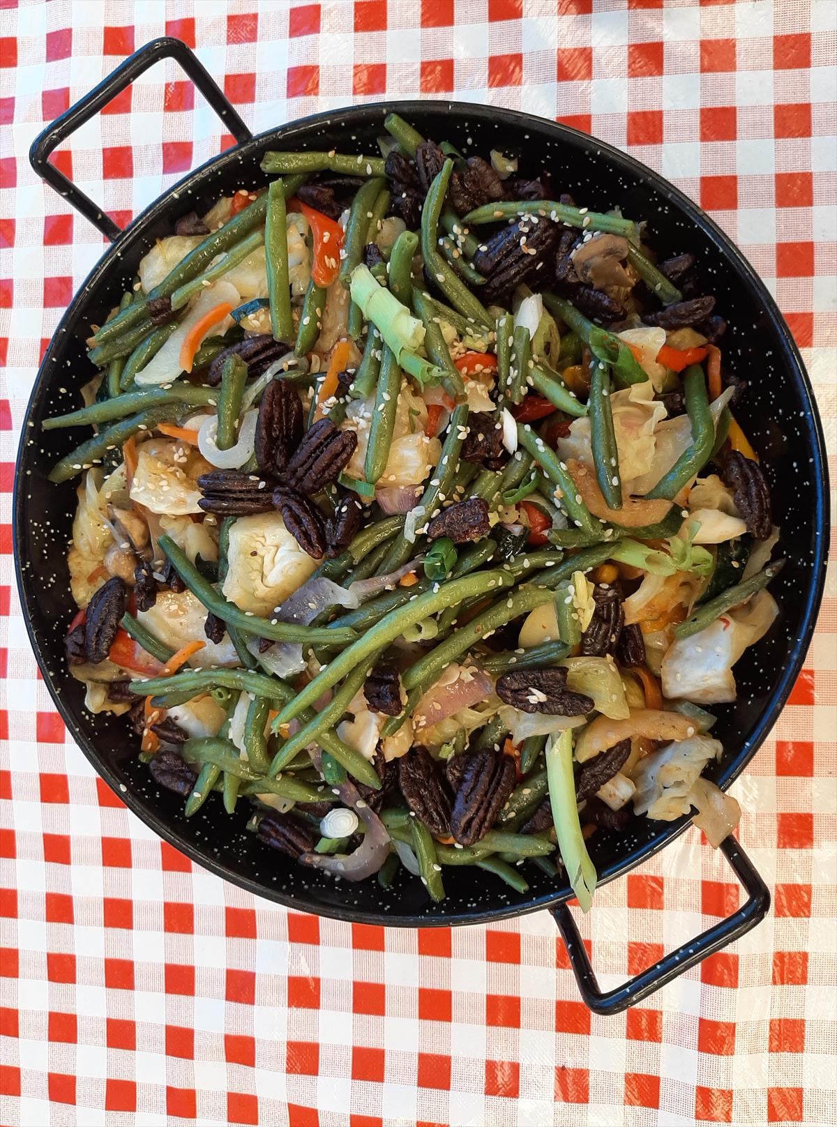 ירקות מוקפצים