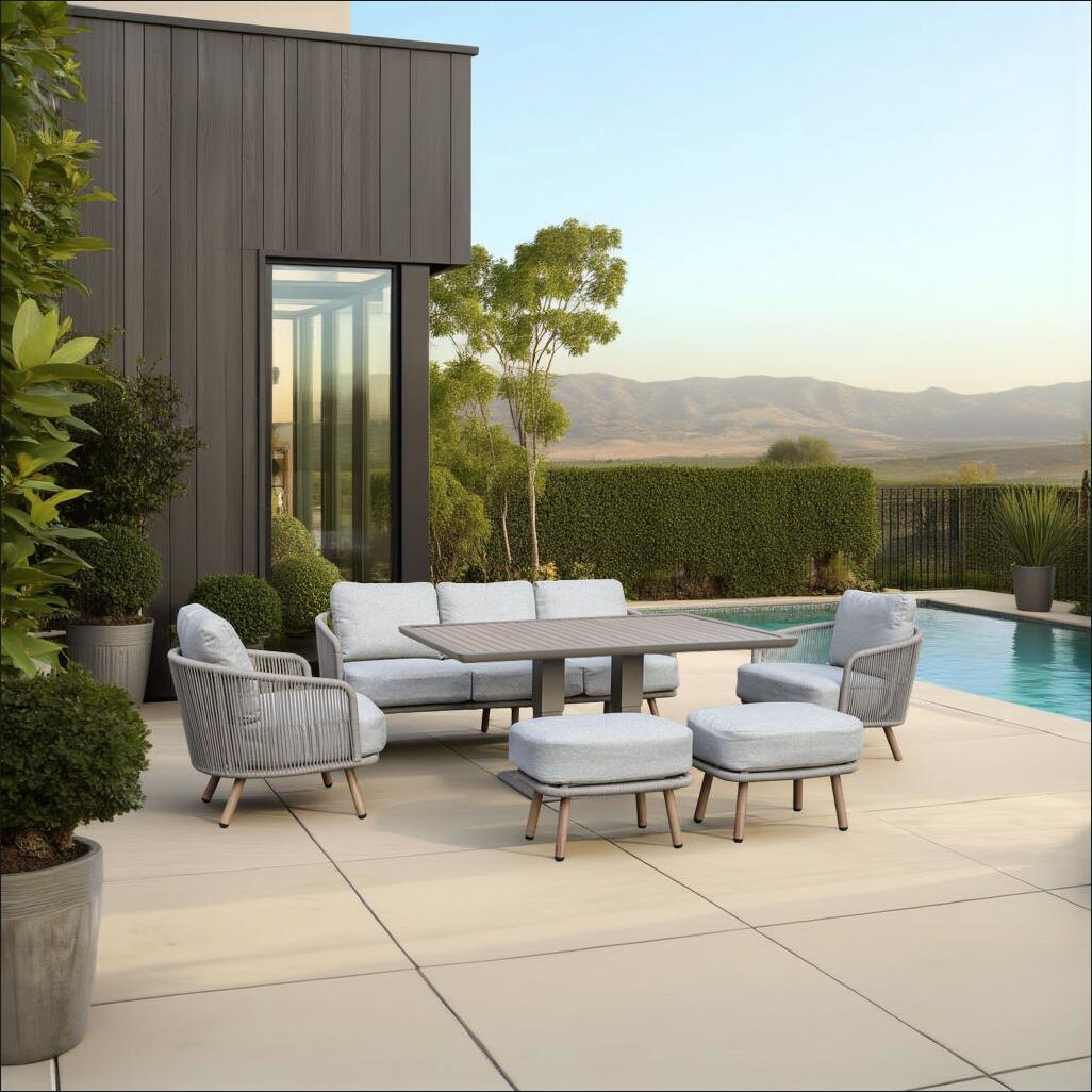 מוד | מערכת ישיבה 6 חלקים ושולחן ליפט