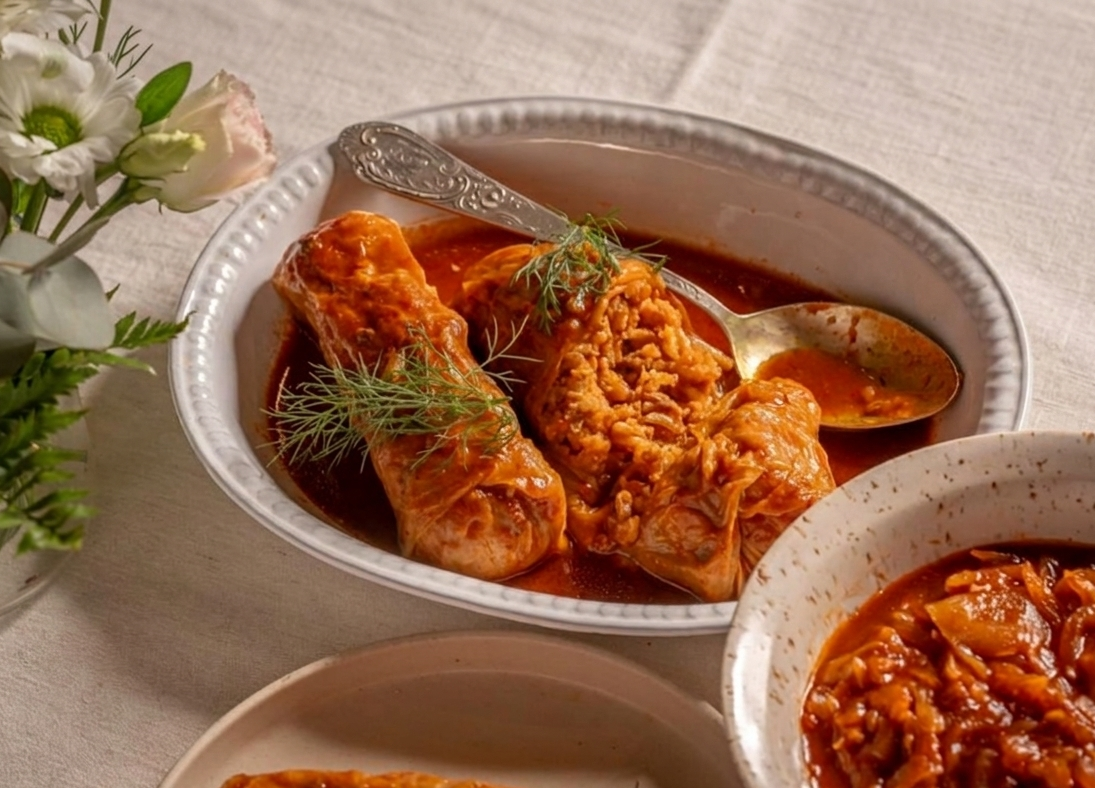 כרוב ממולא עוף ובקר