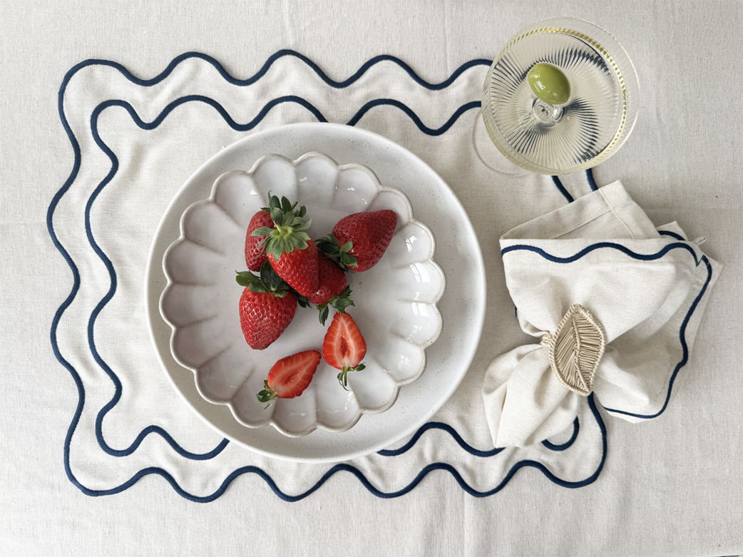 מארז פסח- מפה, פלייסמטים ומפיות גוון חום