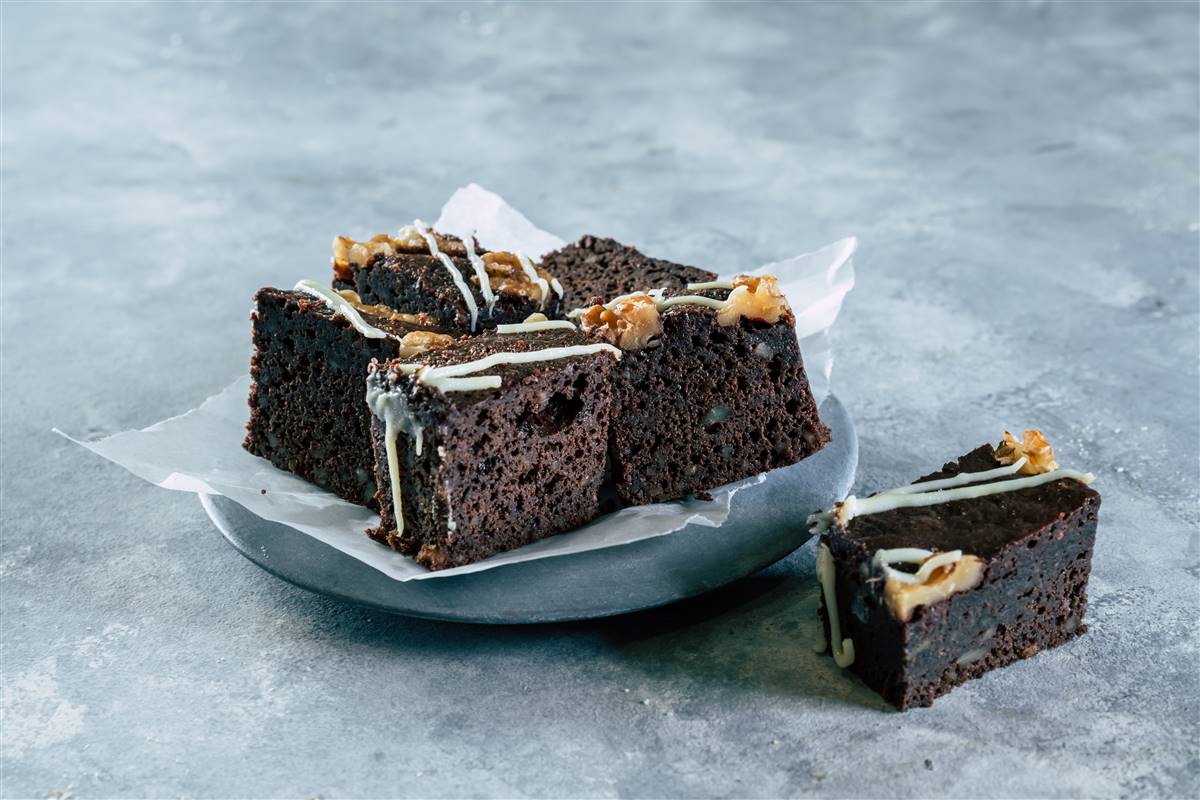 קוביות בראוניז