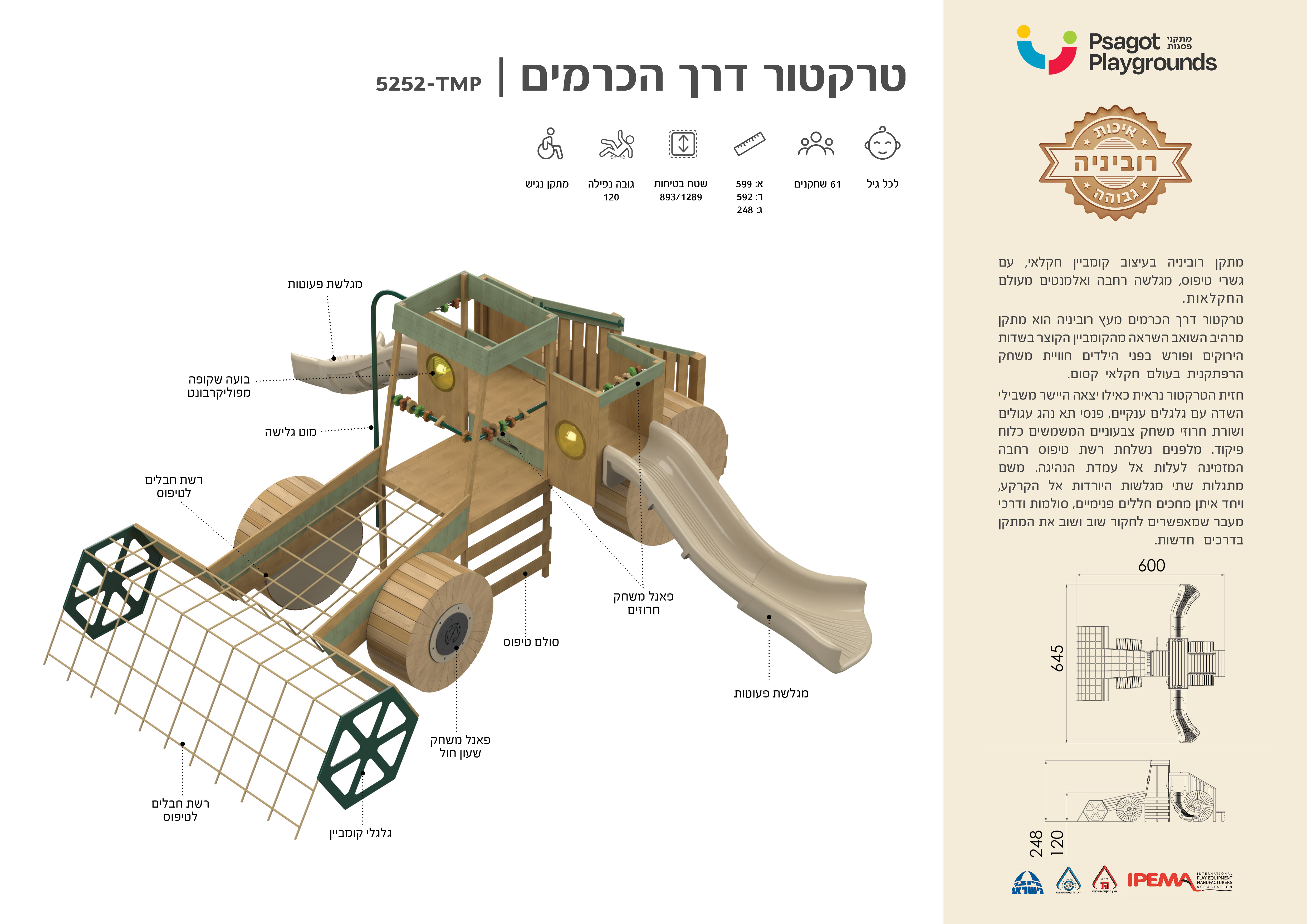 טרקטור דרך הכרמים