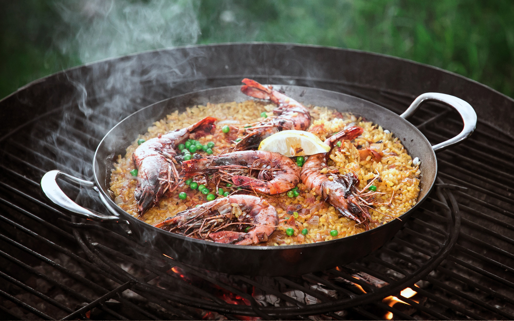 מחבת "פאייה" מברזל קרבון (Carbon Steel) עם 2 ידיות