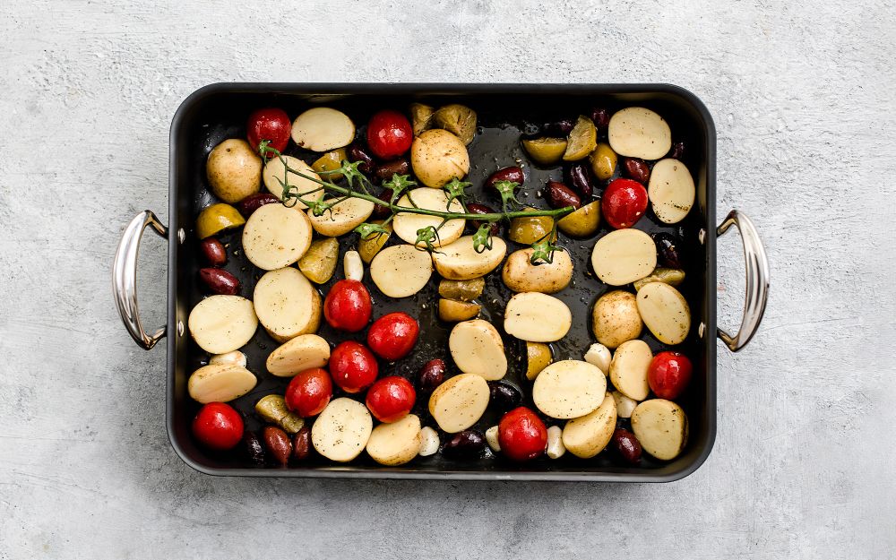 תבנית רוסטר לצלייה Hard Anodized