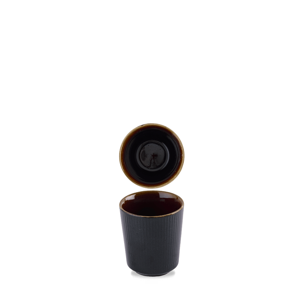 ספל תה יפני TOKYO חום בפנים