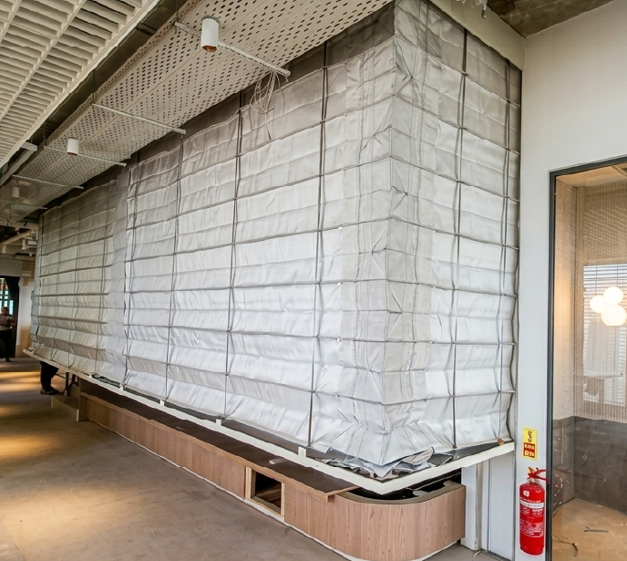 מסך קונצרטינה- Concertina