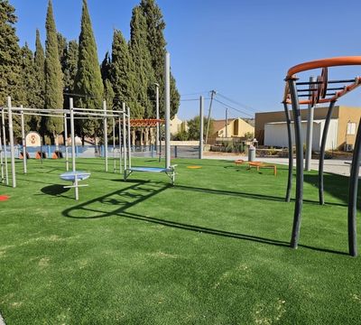 תכנון גן שעשועים נינג'ה למשפחות ולאימון