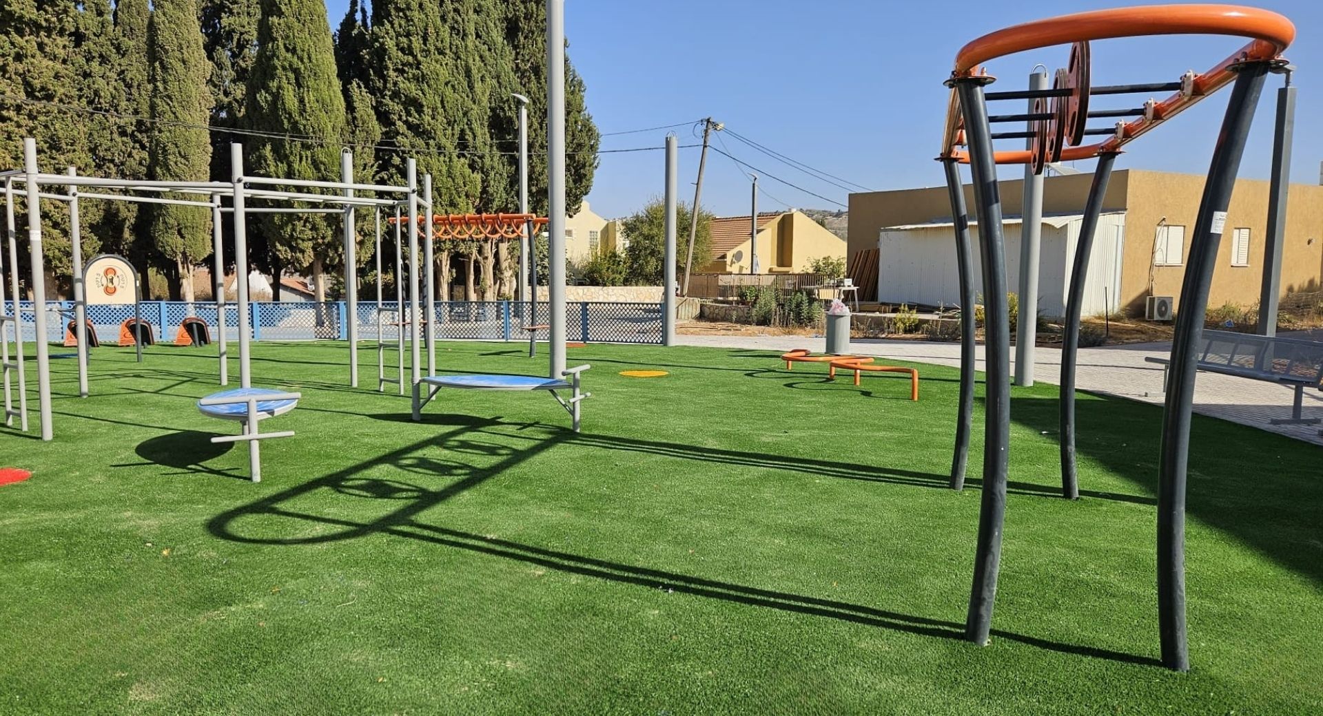 תכנון גן שעשועים נינג'ה למשפחות ולאימון