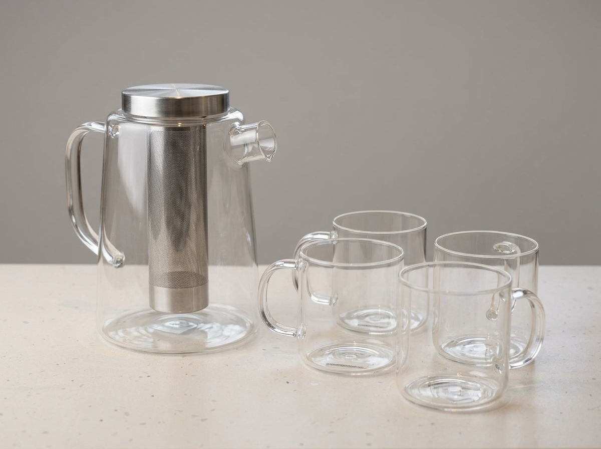 קומקום לתה וכוסות