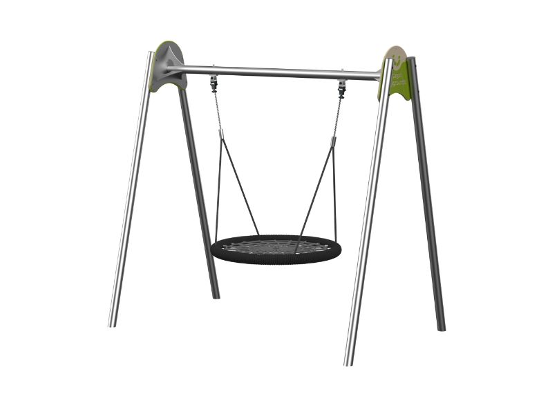 נדנדת נירוסטה קן ציפור