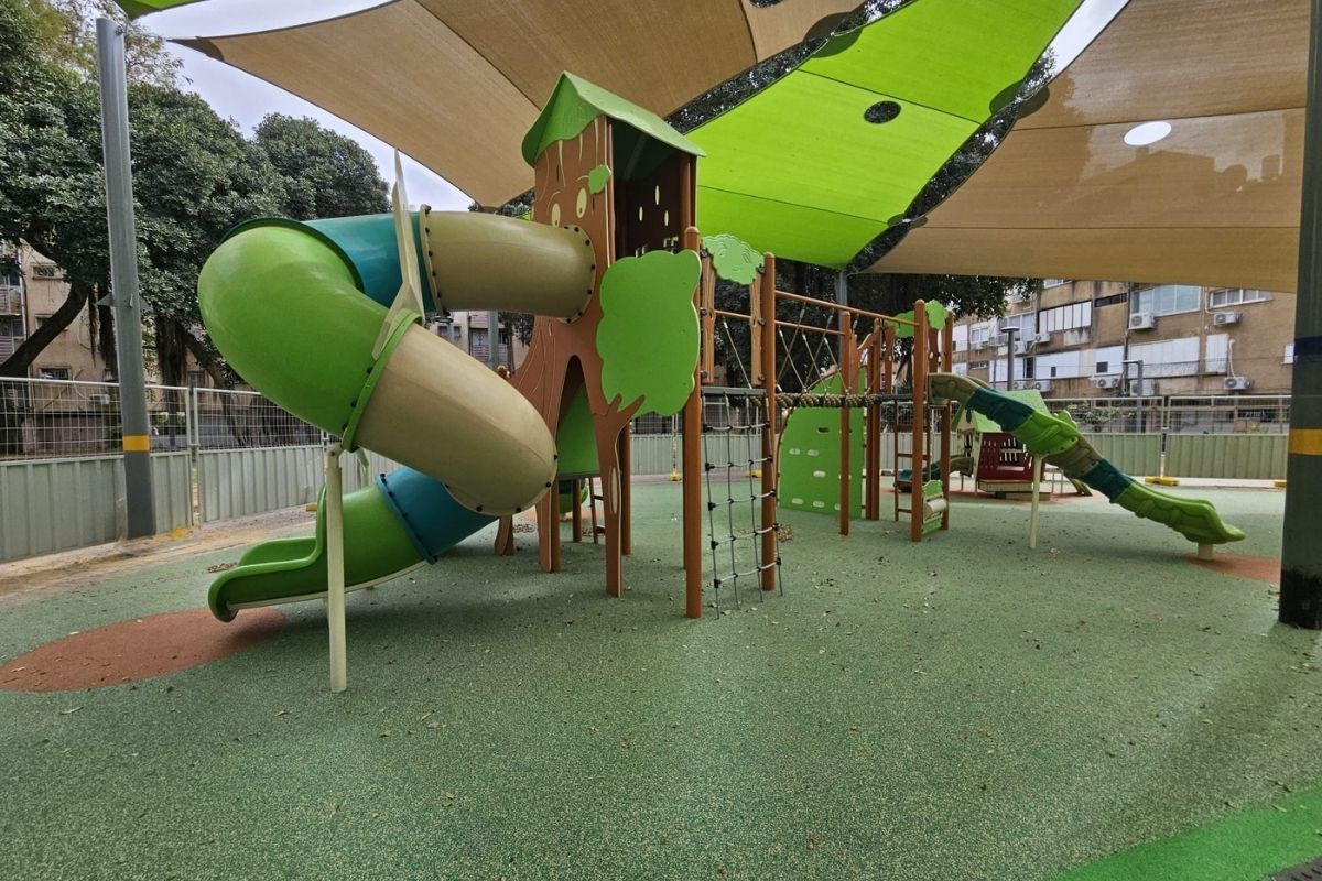 Local Playground with Woodland-Inspired Design
