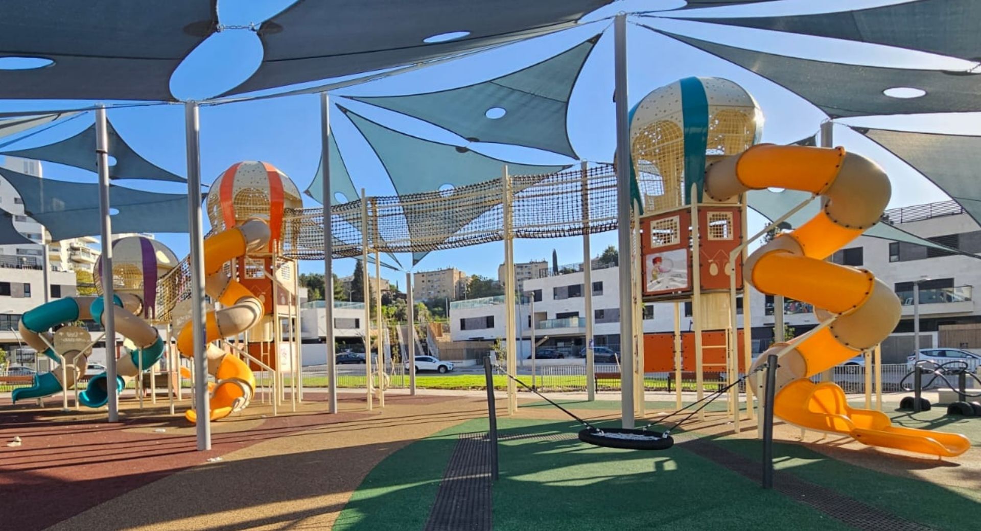 Story Playground Design with Balloon Themed Play Features