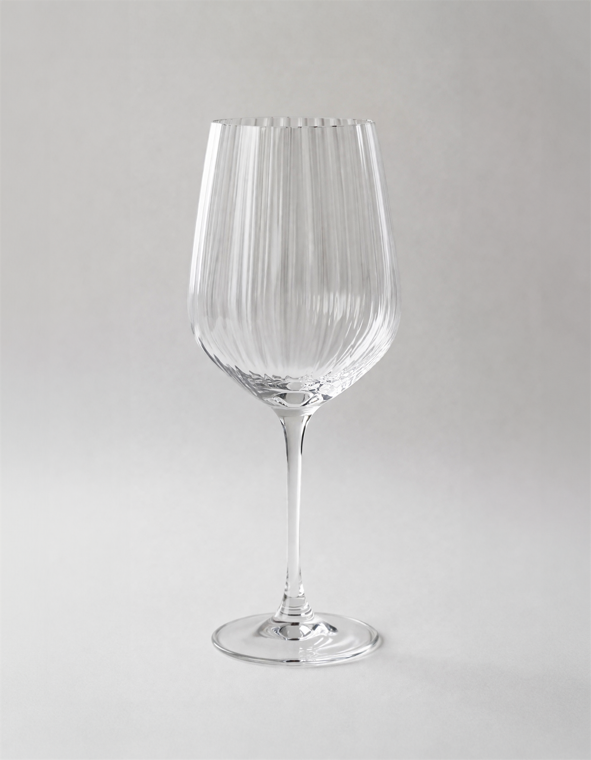 מארז 6 כוסות יין טקסטורת פסים