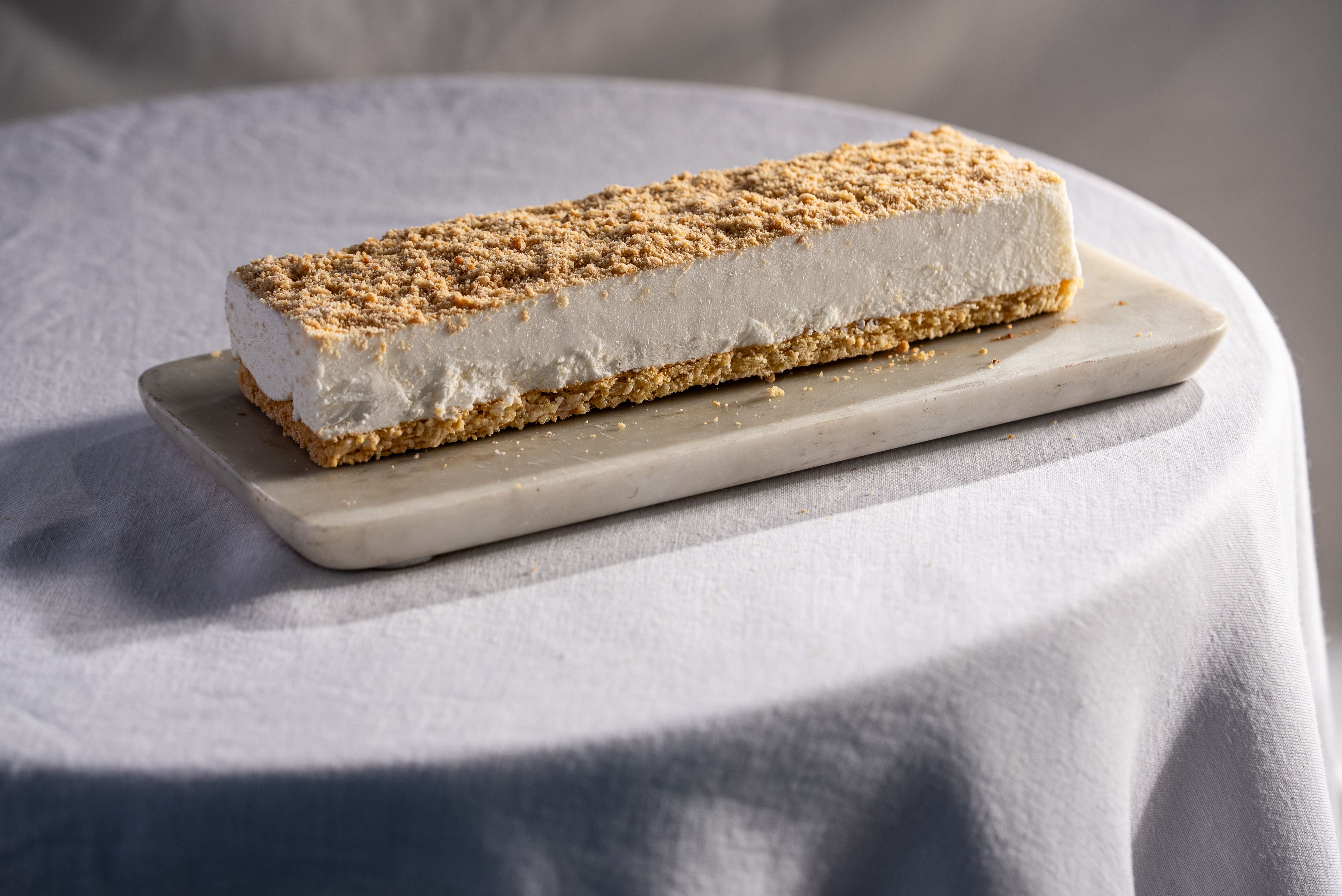 עוגת גבינה פירורים