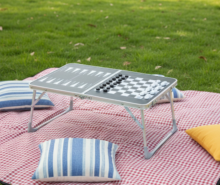 שולחן פיקניק מתקפל עם משחקים ADVENTURE CAMP