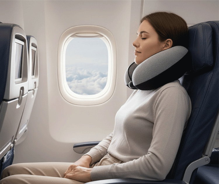 כרית צוואר לטיסה UNO MAS דגם UM-1303