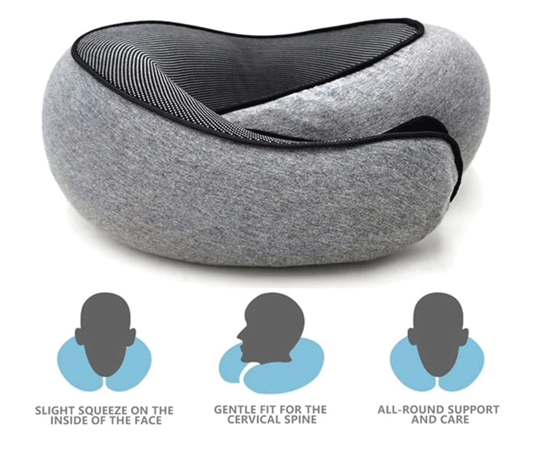 כרית צוואר לטיסה UNO MAS דגם UM-1303