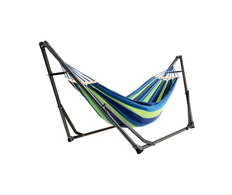 ערסל קמפינג בצבע פסים כחול adventure camp