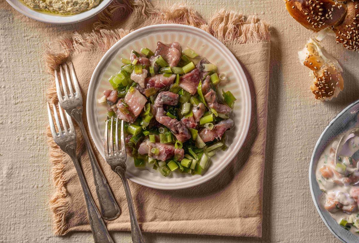 Goldy’s Matias garnished with green onions