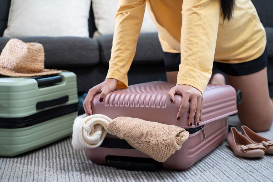 טעויות נפוצות באריזת מזוודה לחופשה