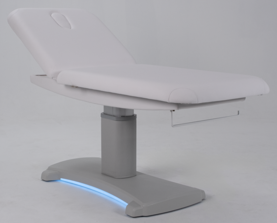 מיטת עיסוי וקוסמטיקה דגם 2238TAN לבן +  חימום