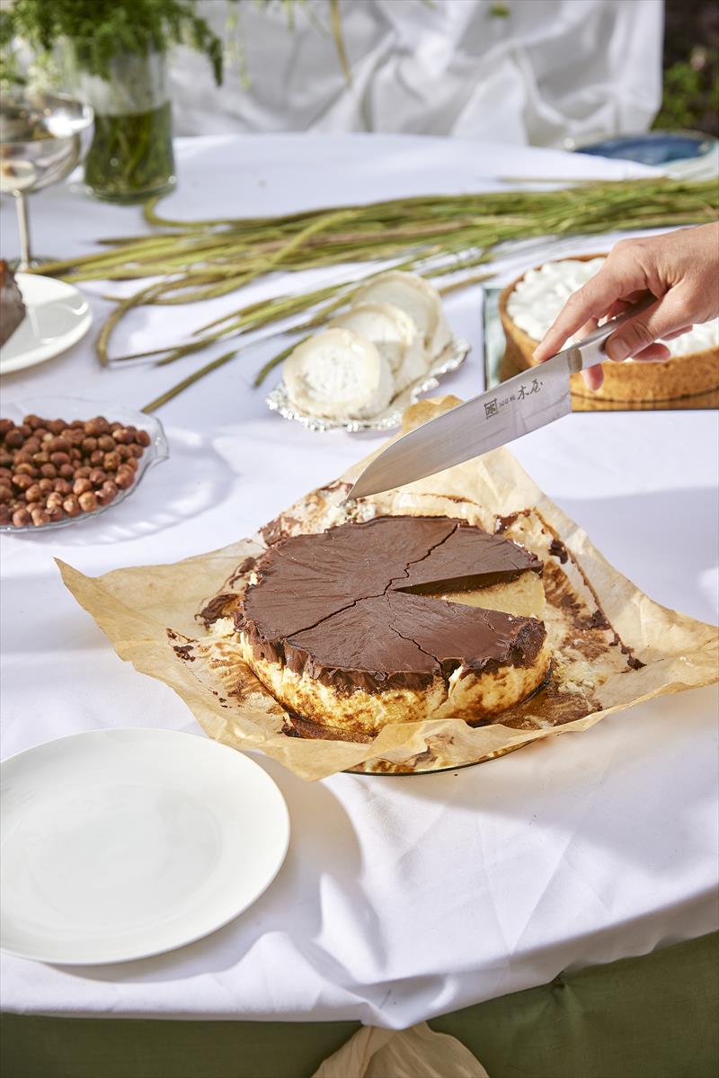 באסקית גבינה גנאש מריר