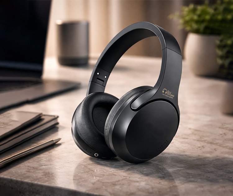 אוזניות Bluetooth למוזיקה וניהול שיחות DJ SOUND דגם DJ-BI104