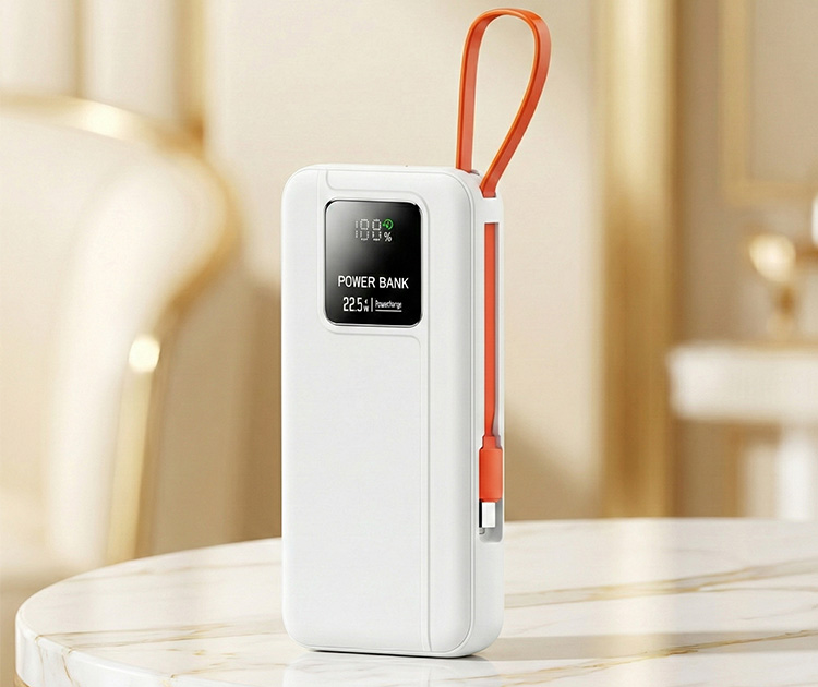 מטען 20000 mAh צבע לבן UNOMAS מקט 0028775