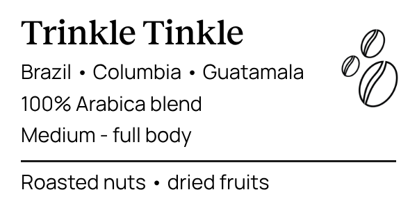 קפה מונק  250 גרם Trinkle Tinkle פולים