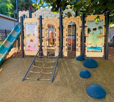 גן משחקים בהתאמה אישית לקהילה יהודית בפורטלנד
