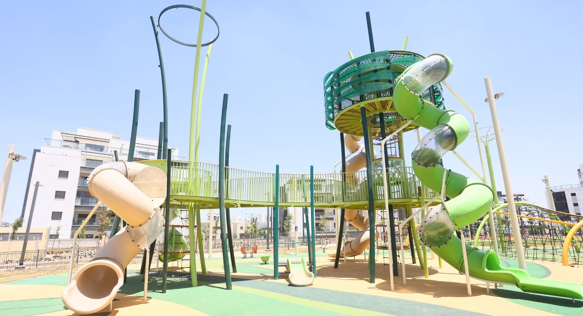 Innovative Playground Planning and Installation for a New Urban Community Summary