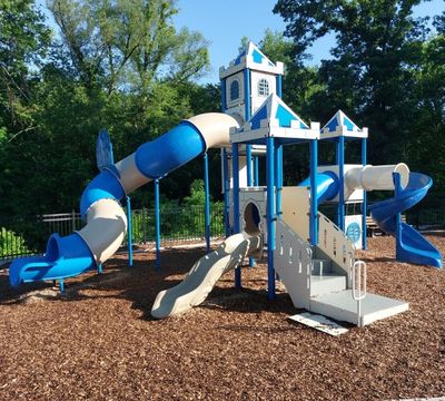 Playground Equipment for a School in New England