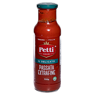 מחית עגבניות עגבניות מסוננות דק בתוספת מלח-petti