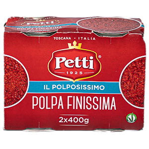 עגבניות קצוצות דק בתוספת מלח-petti