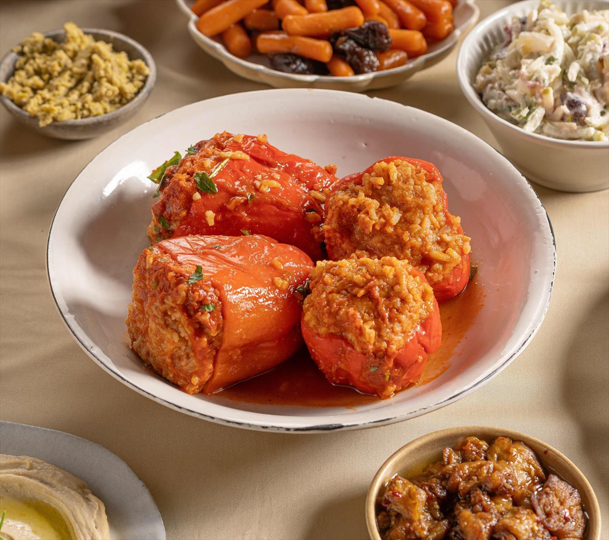 Stuffed peppers, just like at home