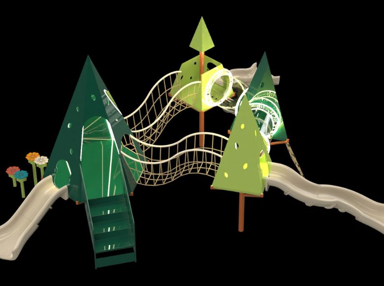 Themed Structure Model Enchanted Forest