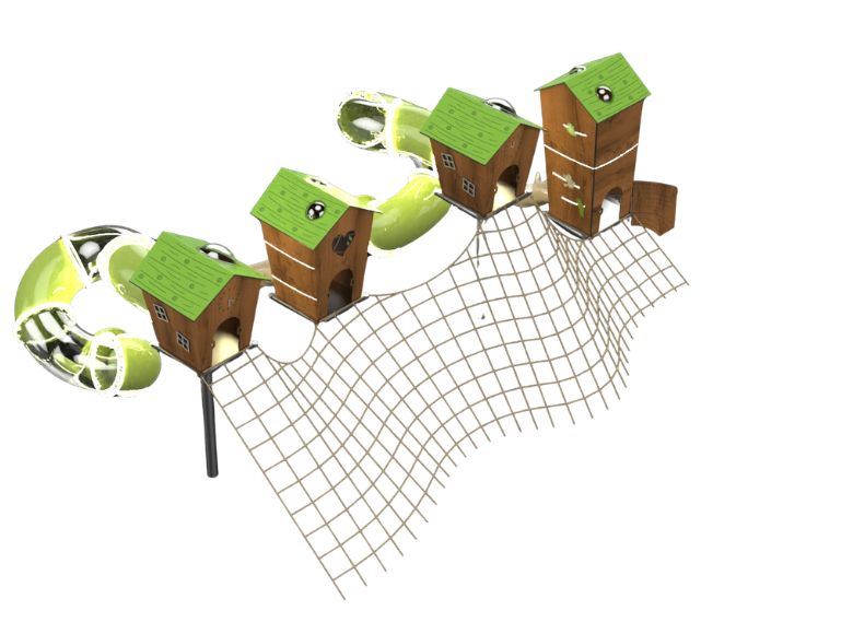 Themed Structure Model Swallow Path