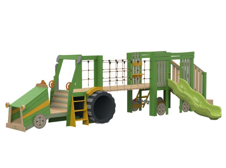 Tractor with Trailer Play Structure