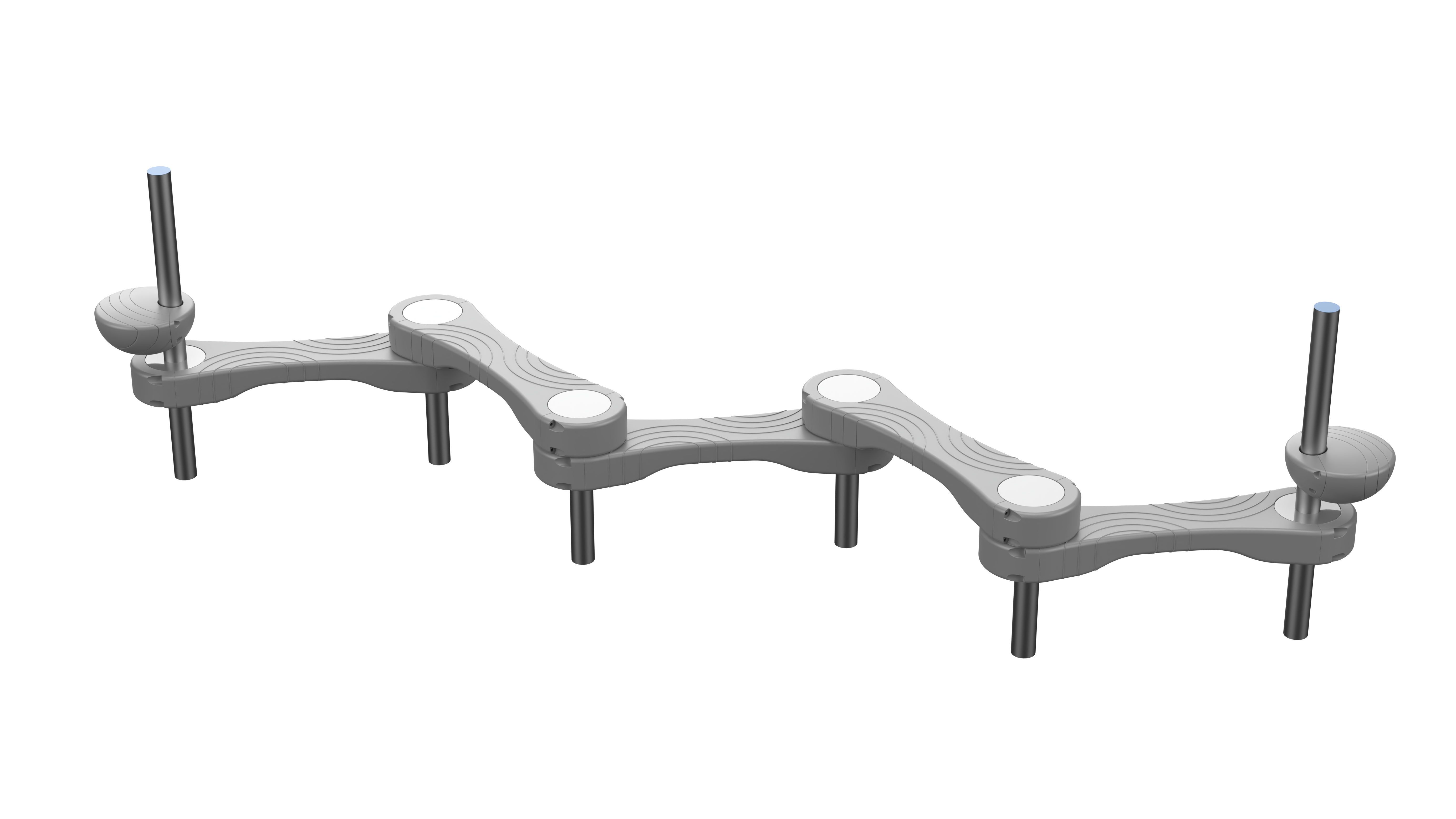 Modular Stepping Pods Course – Five Pods