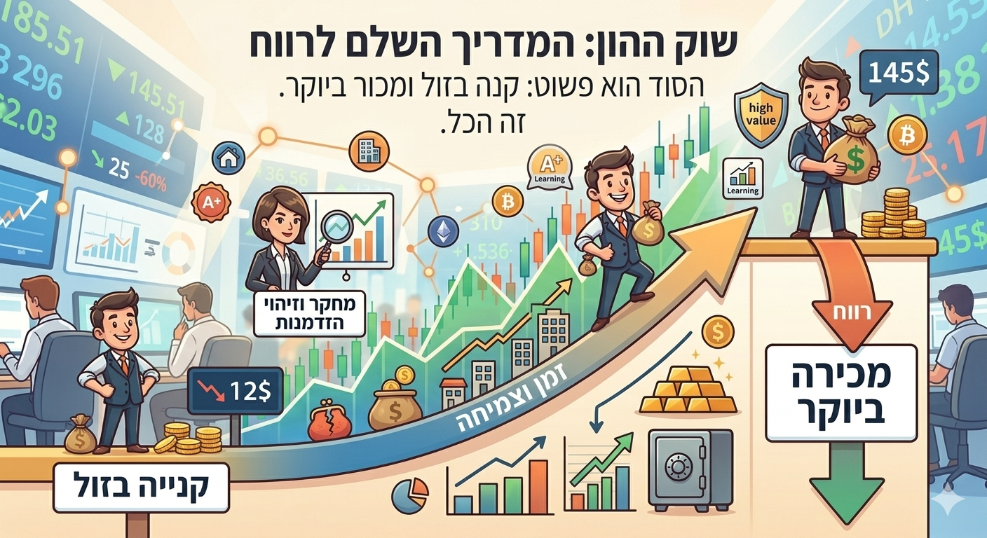 קורס שוק ההון למתחילים