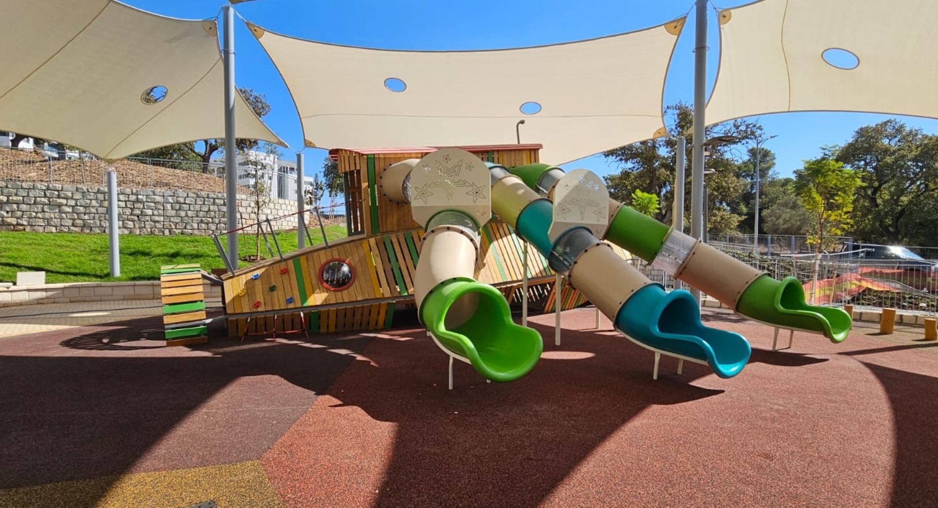 Robinia Playground with a Submarine Theme