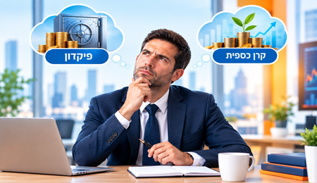 קרן כספית מול פיקדון בנקאי