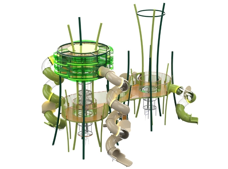 Themed Structure Model Forest Song