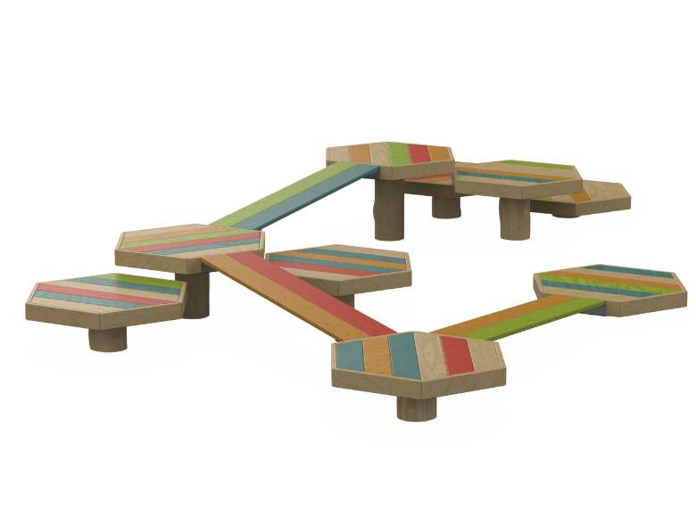 Robinia Hexagons Track