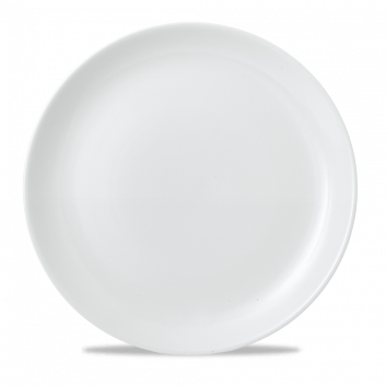 צלחת 16.5 VELUM לבן מט